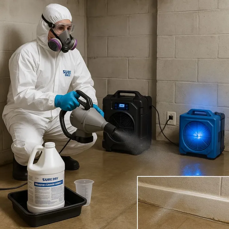 Sanitization and Odor Removal process in Danville, CA